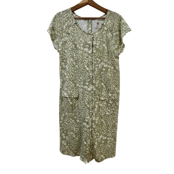 KINDRED BRAVELY Floral Nursing & Maternity Dress Size S Green Breastfeeding - Picture 1 of 7
